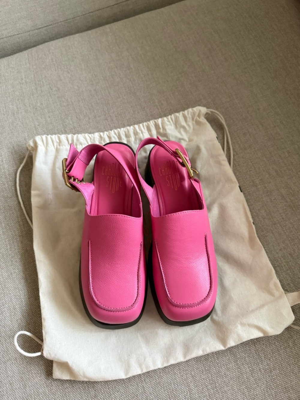 NWOT Charlotte Stone Carlos Fandango Heels 7 - Picture 14 of 16